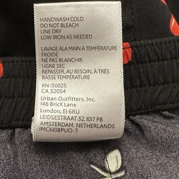 BDG Men’s S Cherry Print‎ Boxer Shorts Black Lounge Urban Outfitters Y2K - Picture 12 of 14